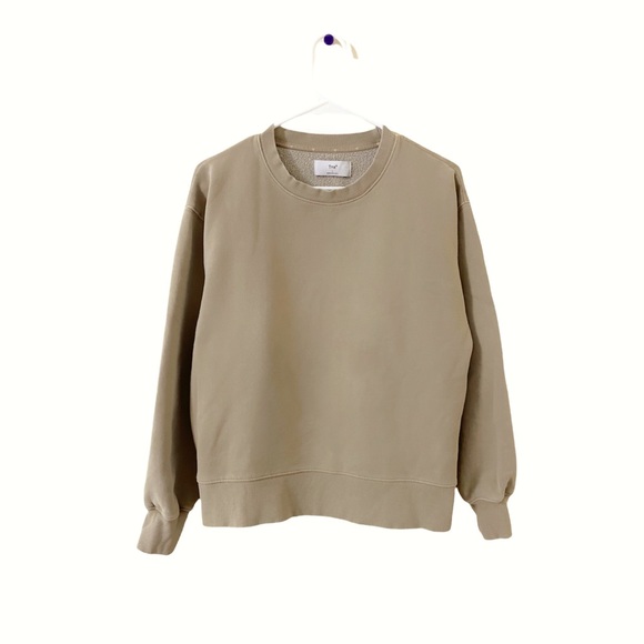 Aritzia TNA Cozy Fleece Boyfriend Crewneck Sweatshirt - Picture 2 of 7